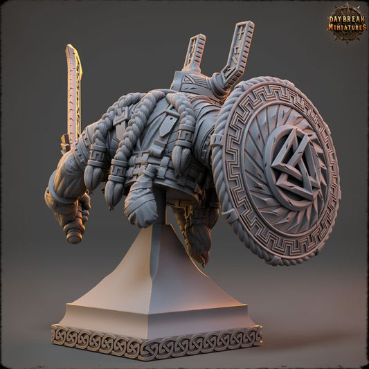 Buste de guerrier nain nordique