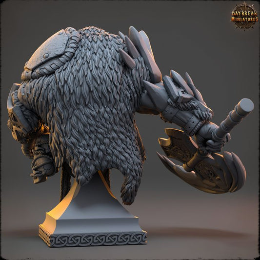 Buste de barbare nordique