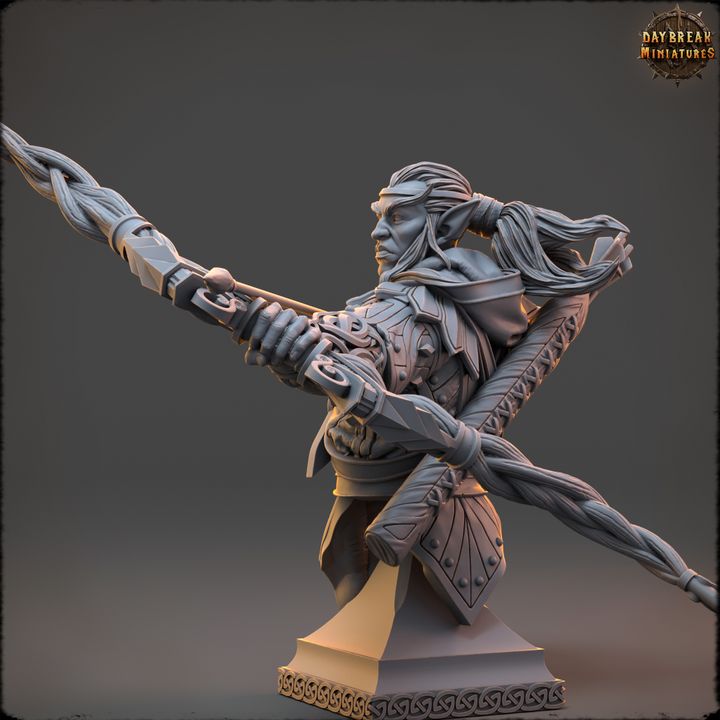 Buste d’archer elfe
