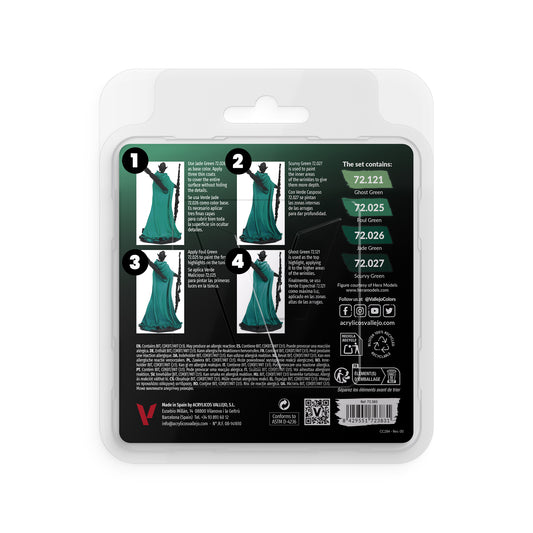 Game Color Set Vert Froid