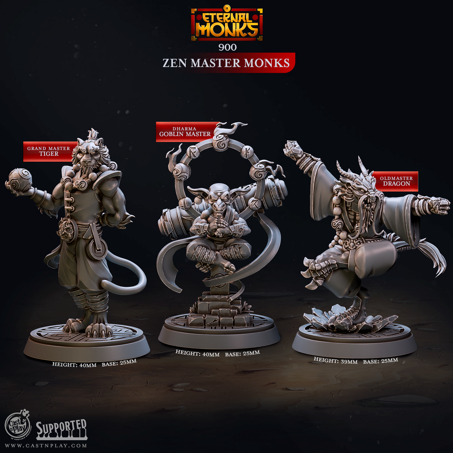 Set monks de toute race
