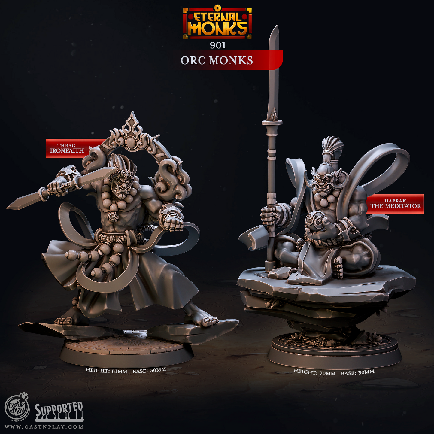 Set monks de toute race