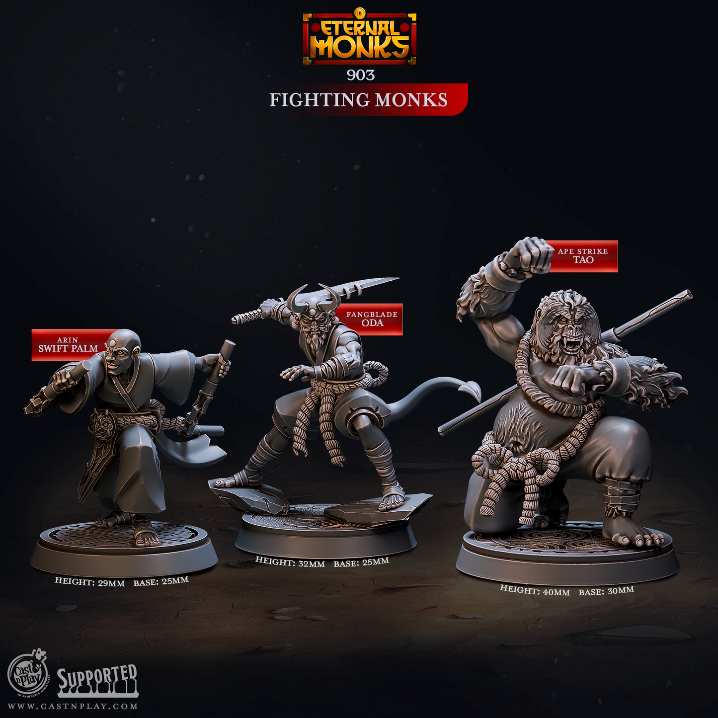 Set monks de toute race