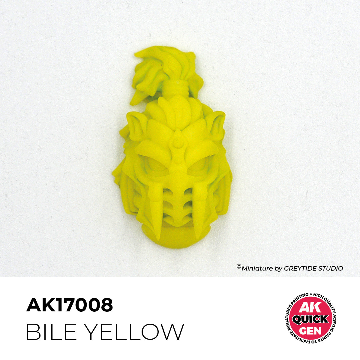 Pot de peinture AK Quick Gen AK17008 Bile Yellow - Jaune Bile 18 ml, détail 1
