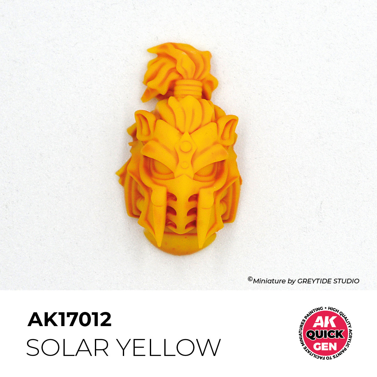 Pot de peinture AK Quick Gen AK17012 Solar Yellow - Jaune Solaire 18 ml, détail 1