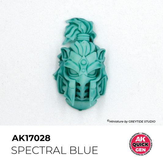 Pot de peinture AK Quick Gen AK17028 Spectral Blue - Bleu Spectral 18 ml, détail 1