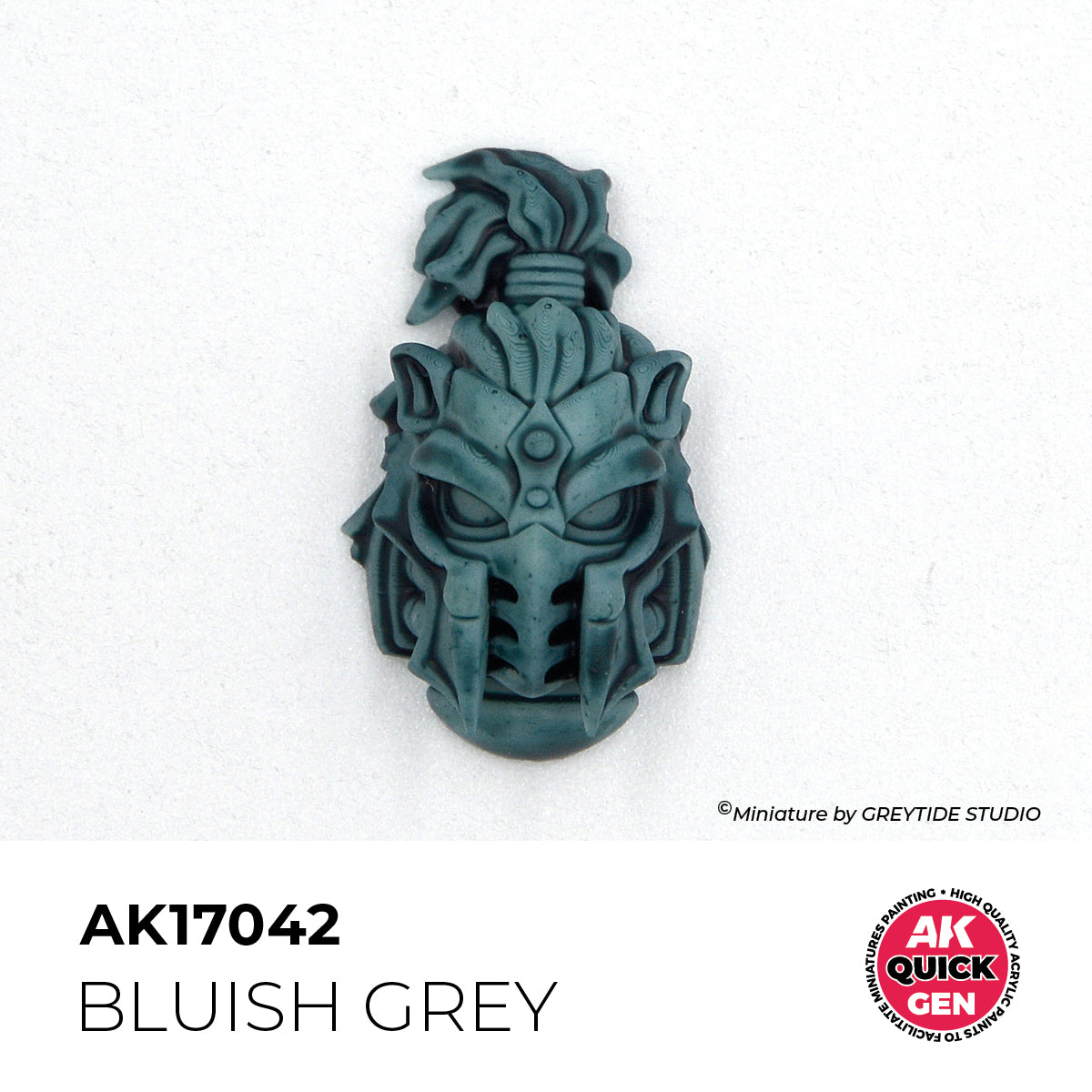 Pot de peinture AK Quick Gen AK17042 Bluish Grey - Gris Bleuté 18 ml, détail 1