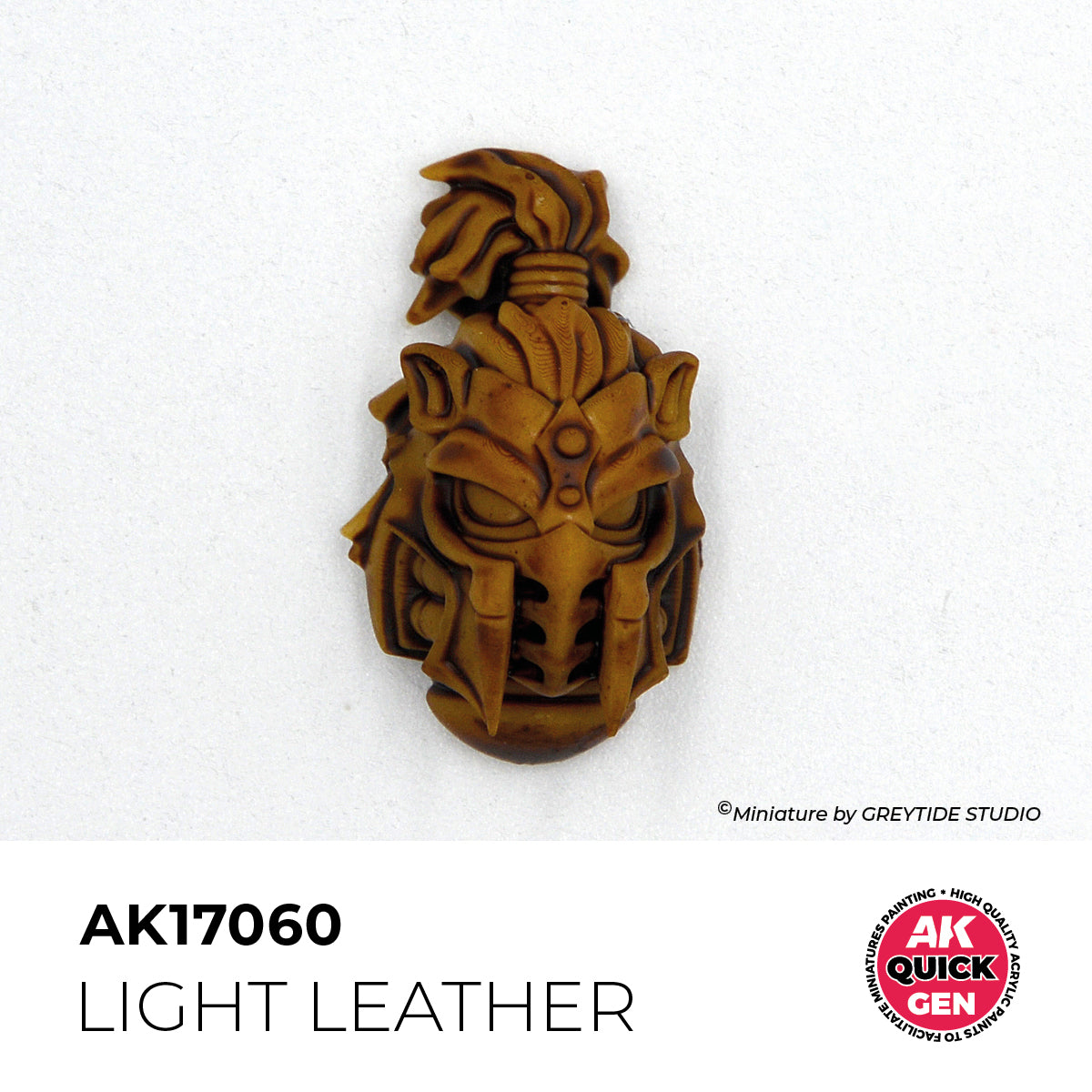Pot de peinture AK Quick Gen AK17060 Light Leather - Cuir Clair 18 ml, détail 1