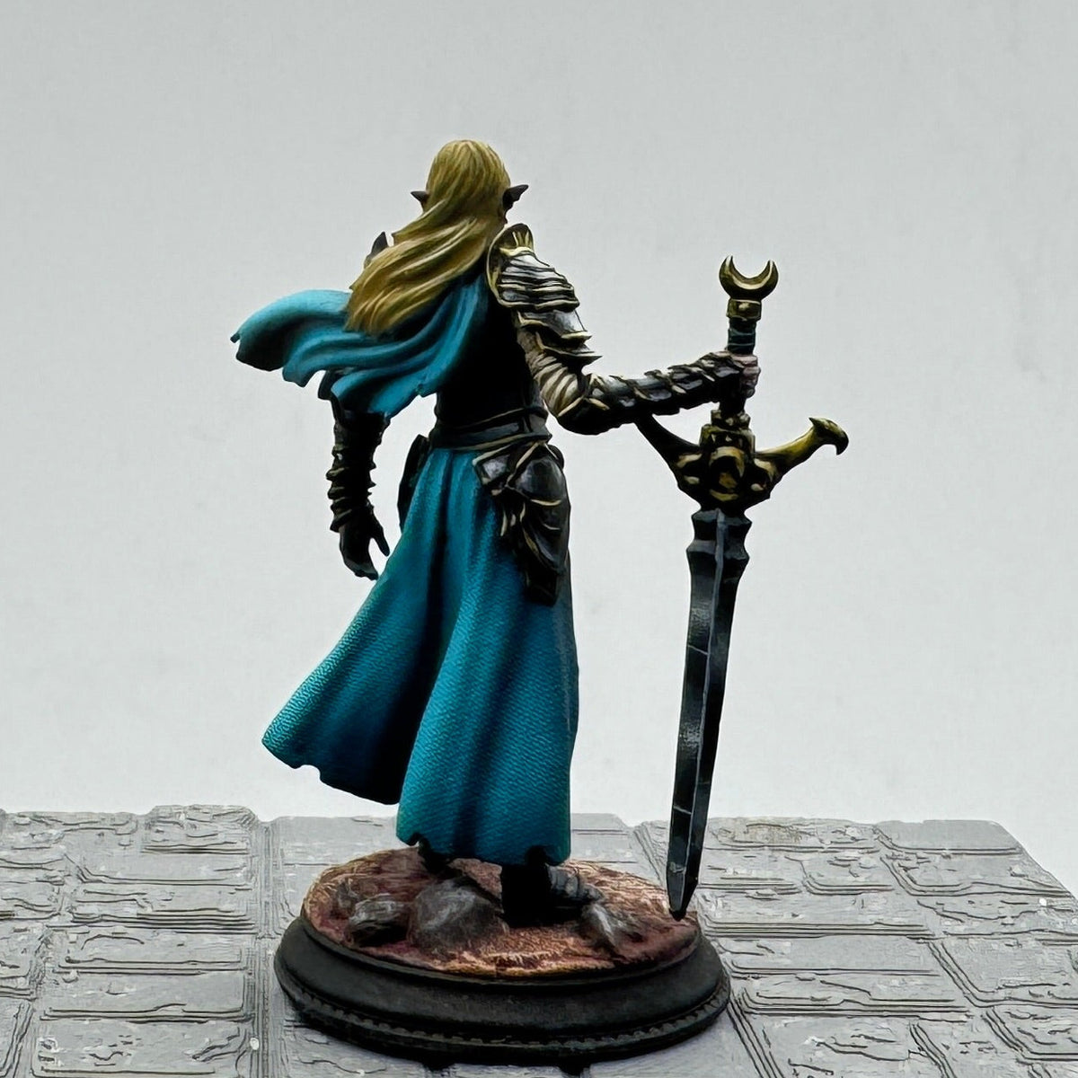 Elfe drow - paladine du sanctuaire lunaire