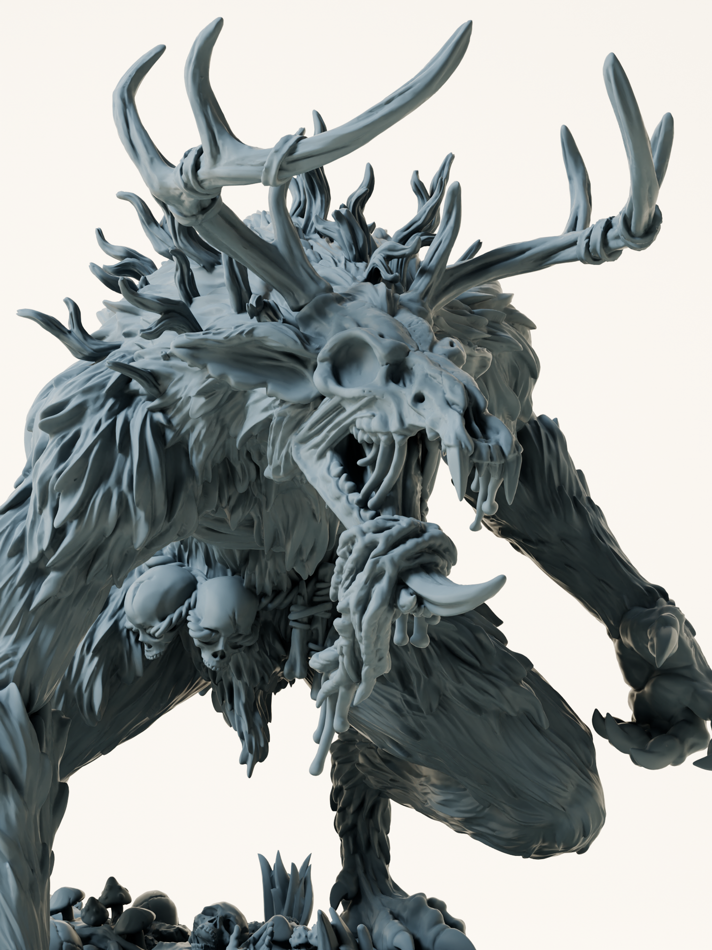 Monstre lycanthrope cornu