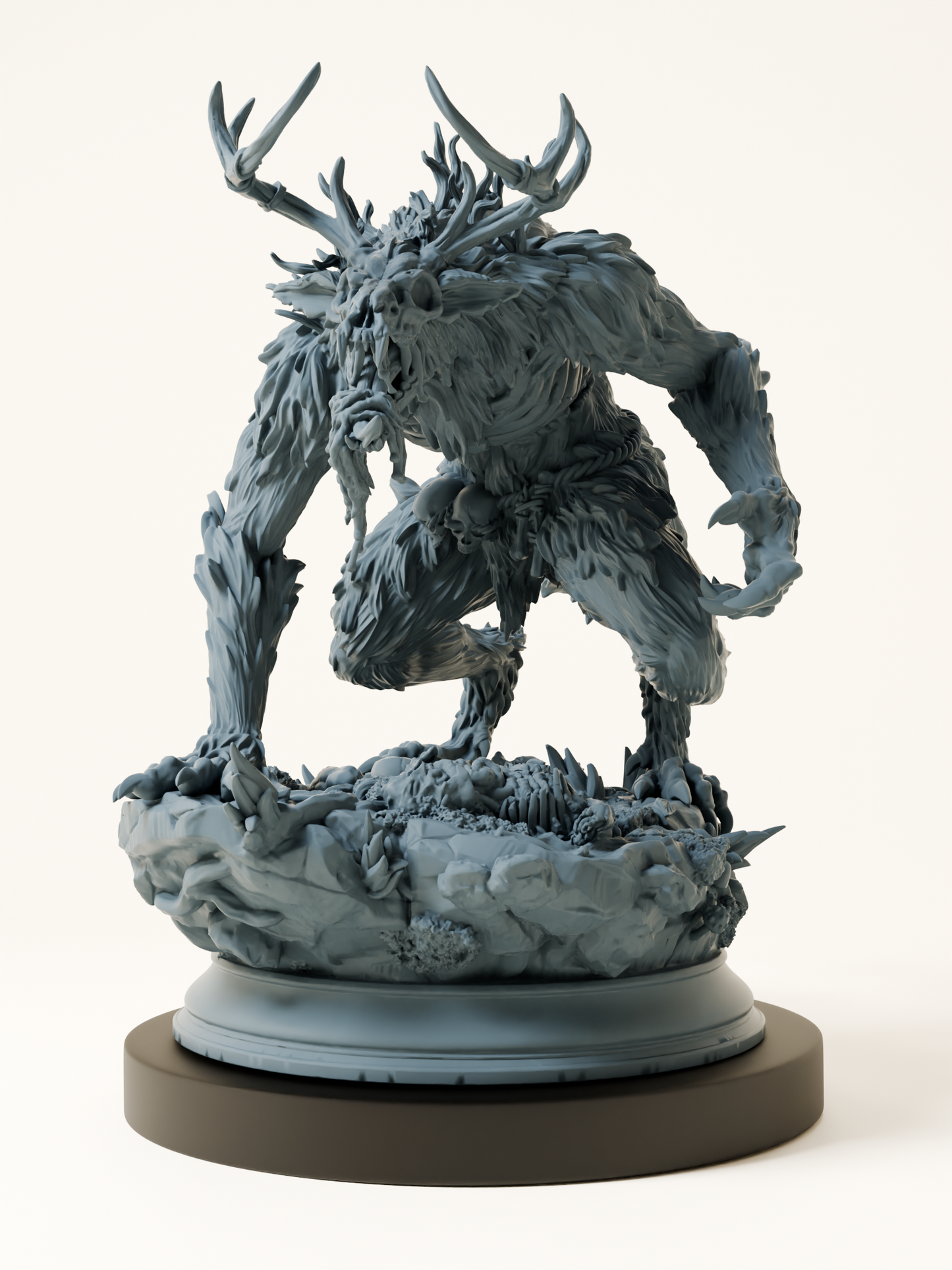 Monstre lycanthrope cornu