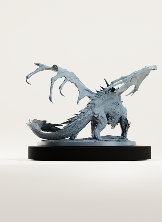 Dragon chromatique blanc