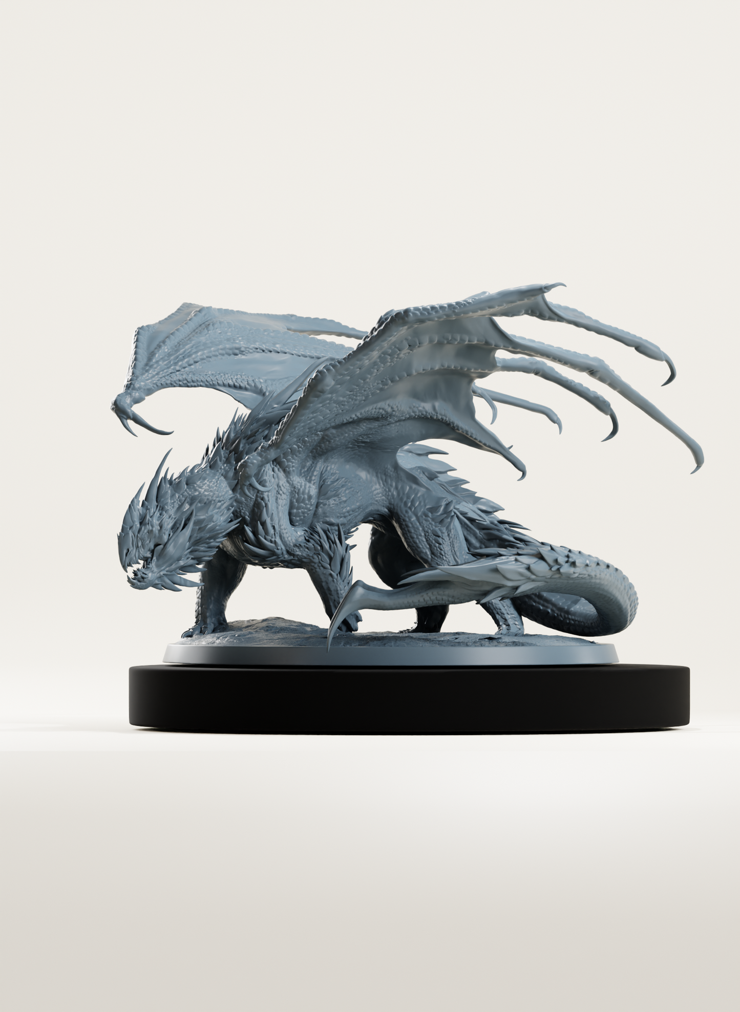 Dragon chromatique blanc