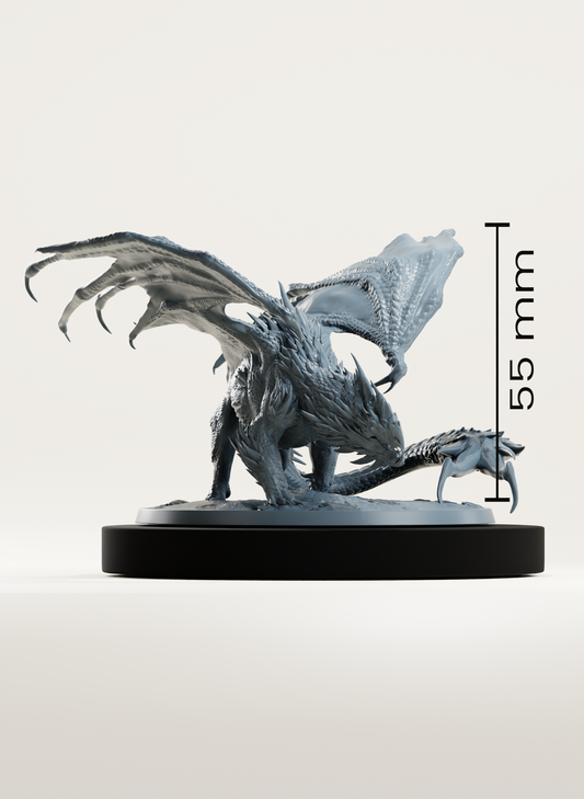 Dragon chromatique blanc
