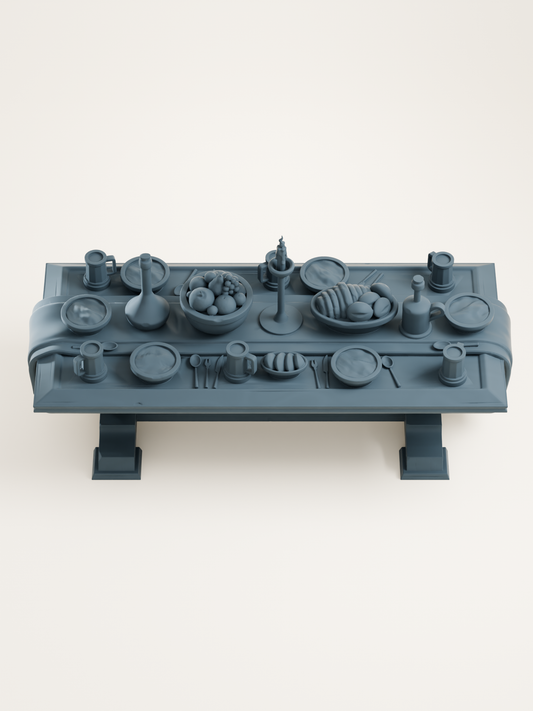 décor complet d'une taverne