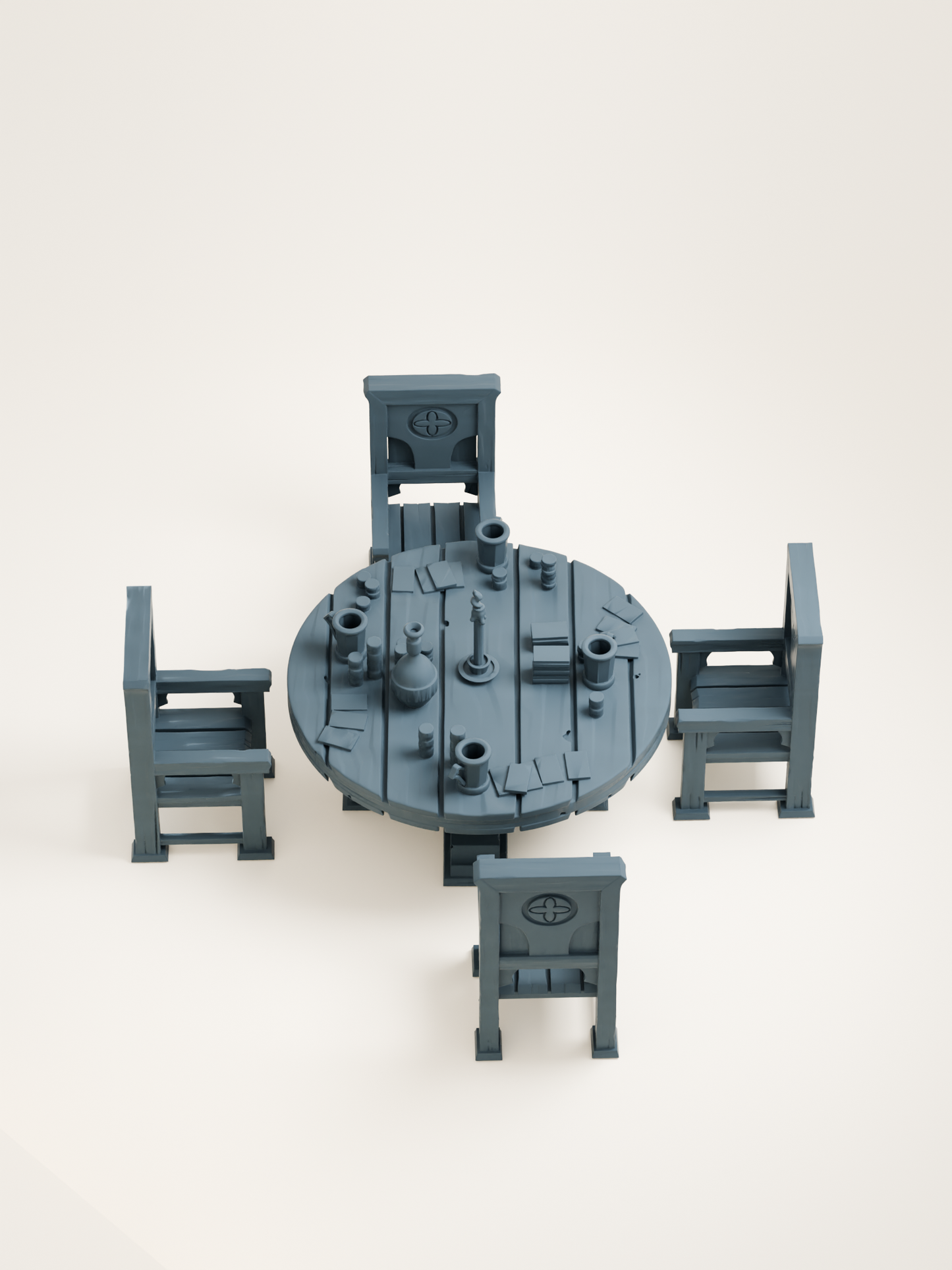 décor complet d'une taverne
