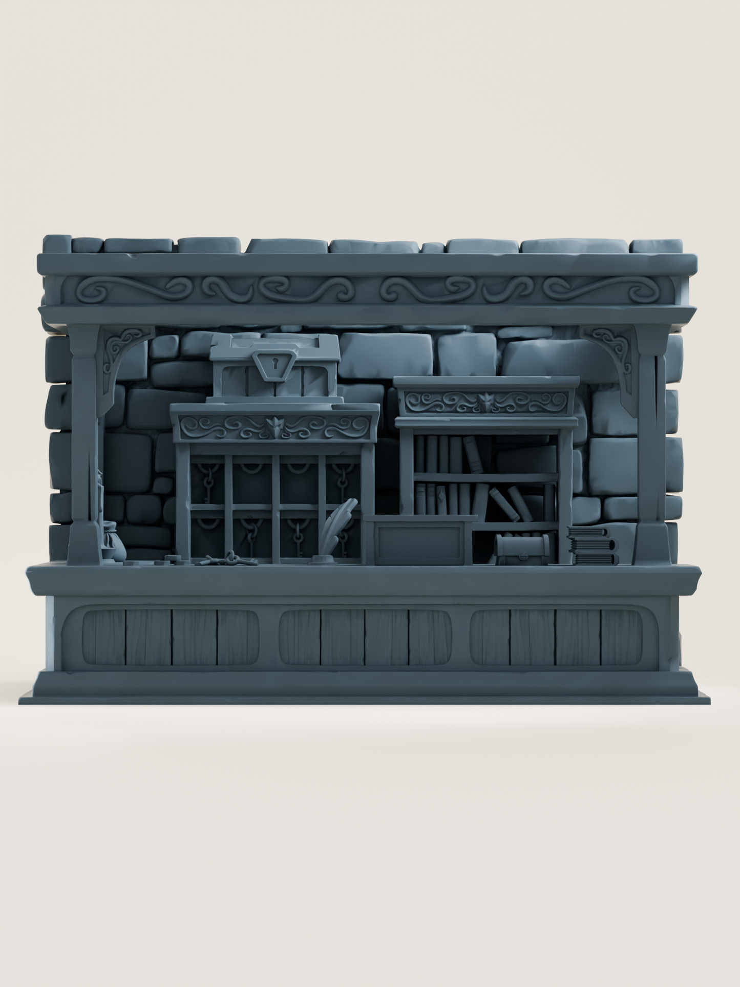 décor complet d'une taverne