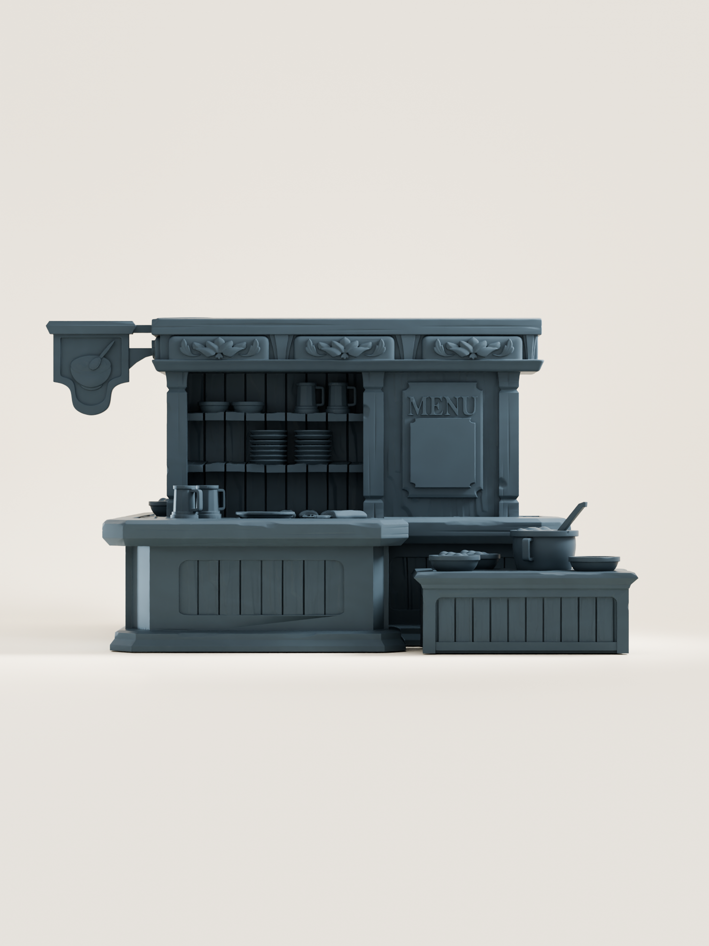 décor complet d'une taverne