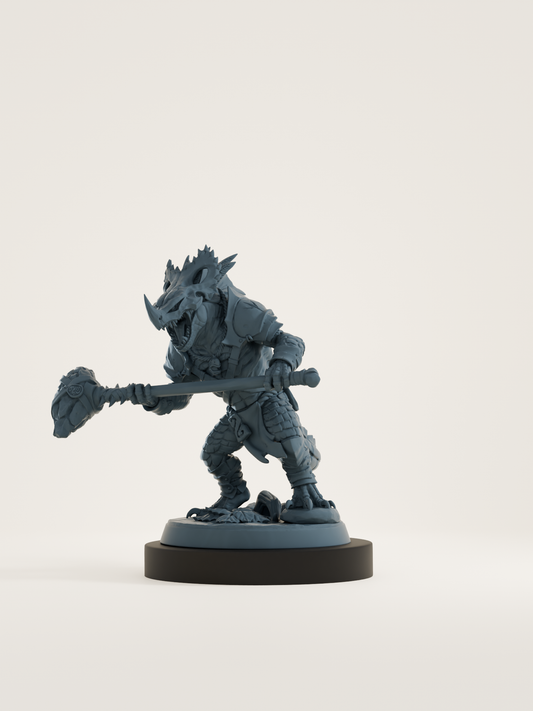 Set hommes-lézards des marais