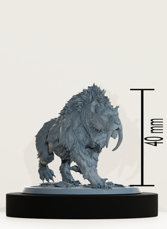 Set Orcs sur tigre à dents de sabre