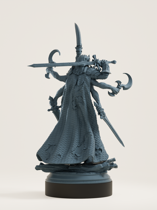 Chevalier multidimensionnel en armure