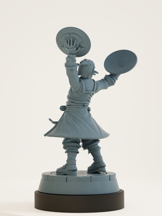 Set bardes avec cymbales