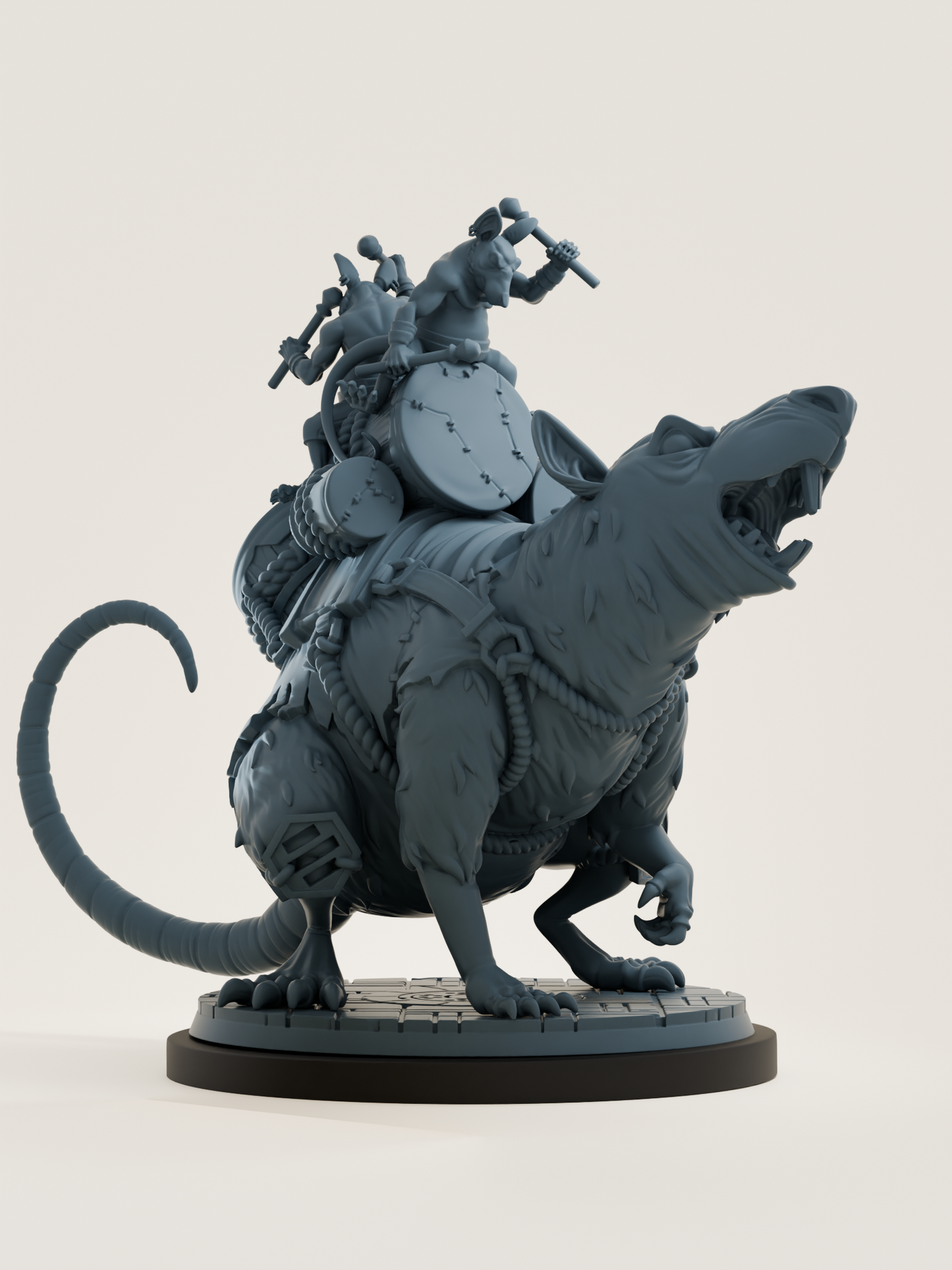 Rat de guerre tambourinant