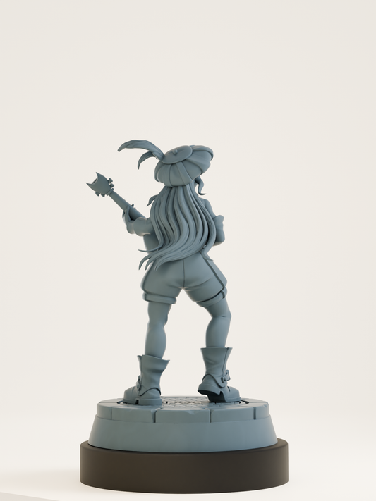 Set bardes avec lute