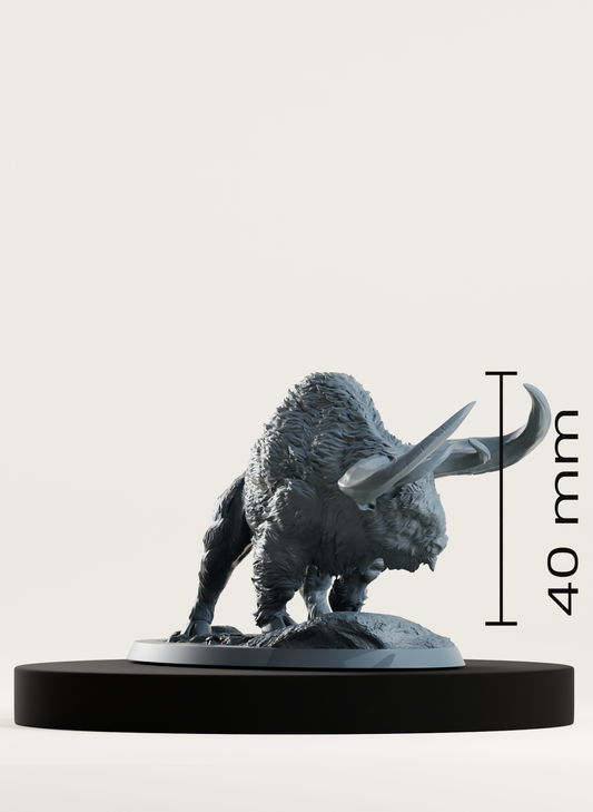 Cavaliers sur cornu des neiges