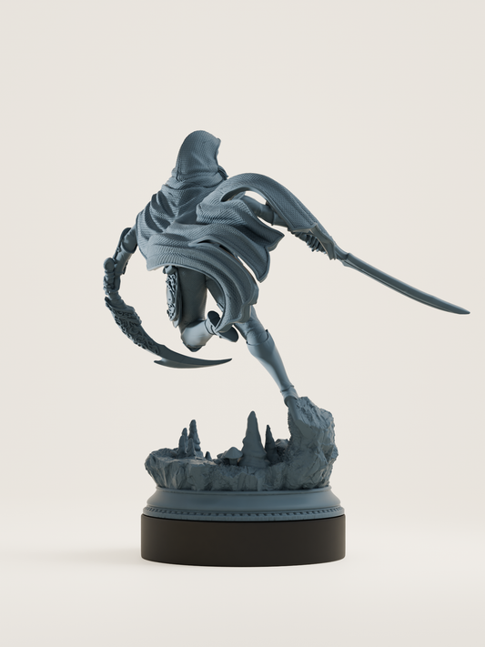 elfe drow assassin masquée