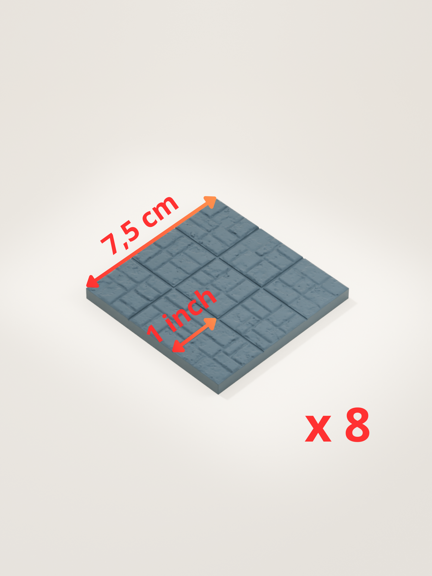 Pack Commandant des tuiles – Donjon modulaire 1 pouce
