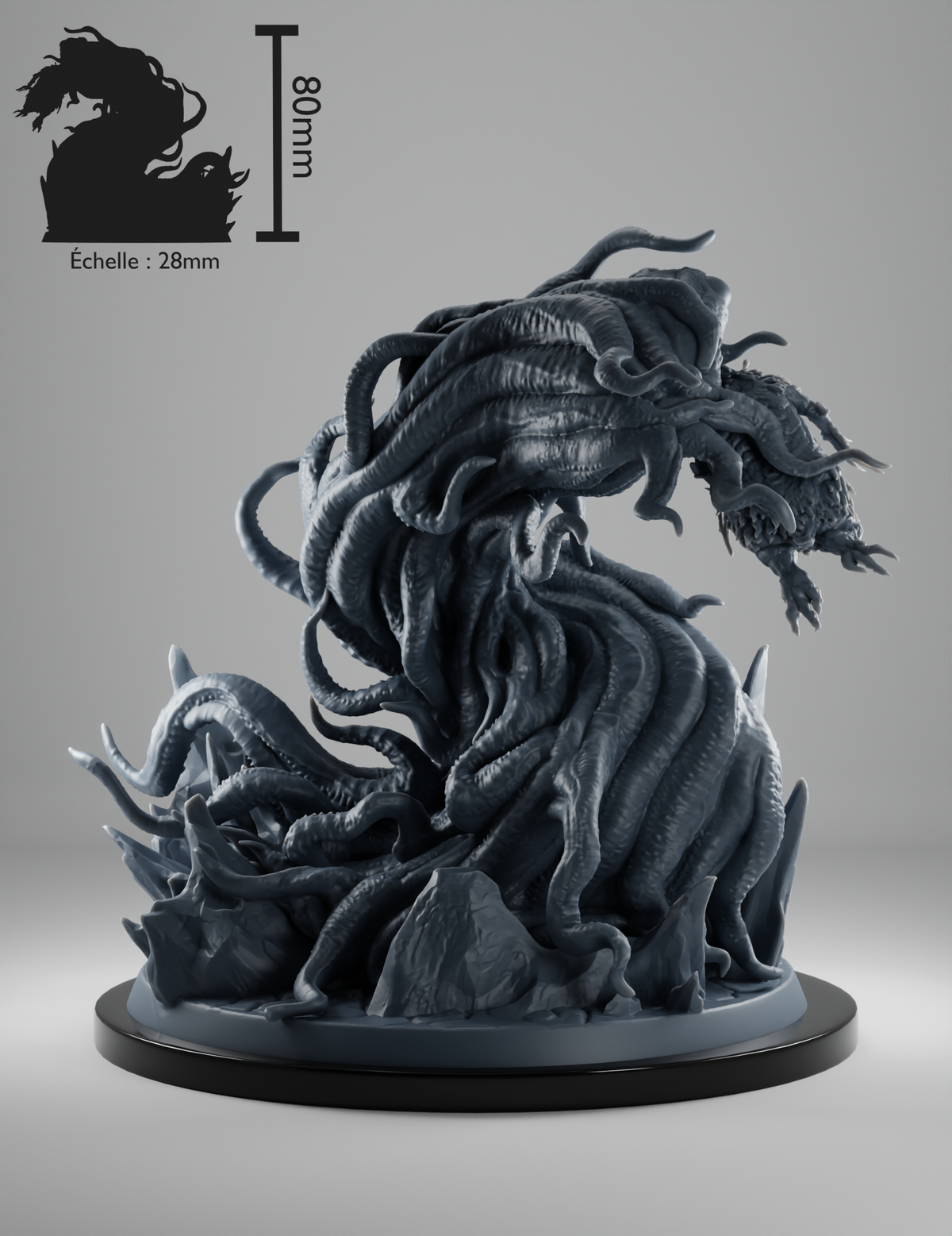 Shoggoth Antarctique Dévorant un Manchot