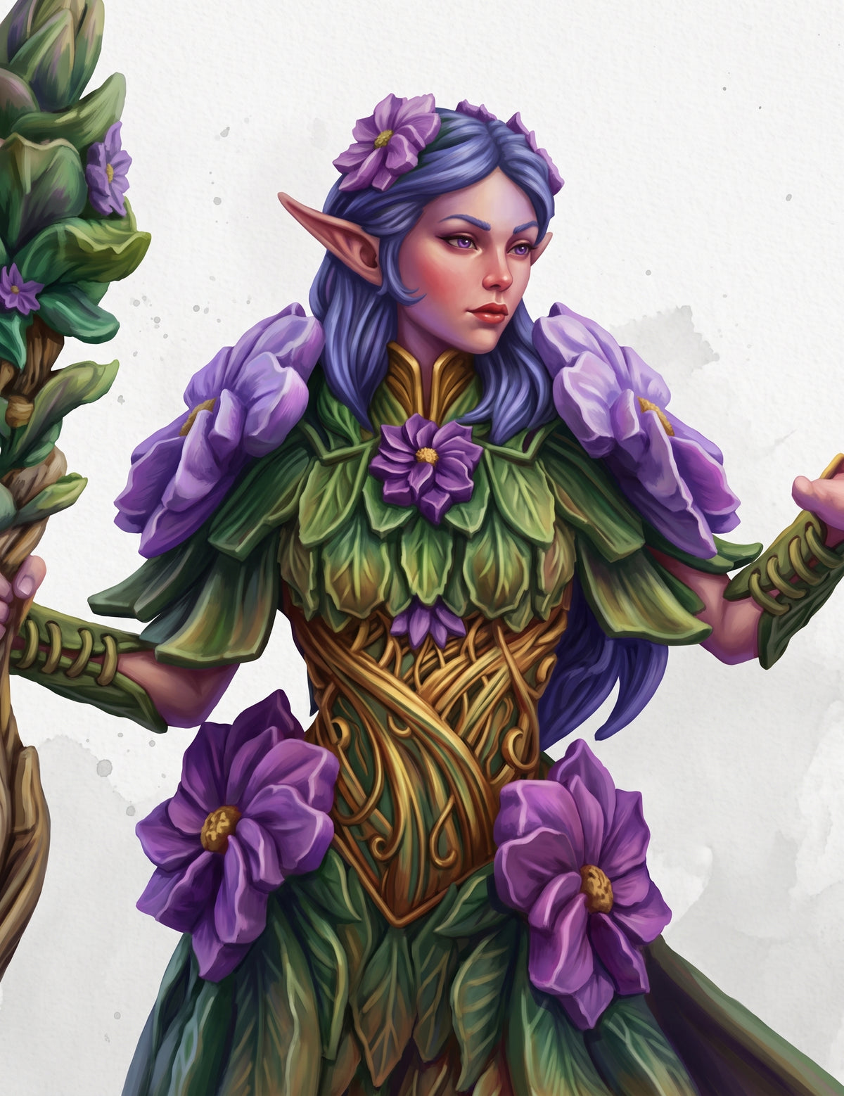 Synoria la Noble Cœur, marcheuse des fées - PNJ D&D 5e