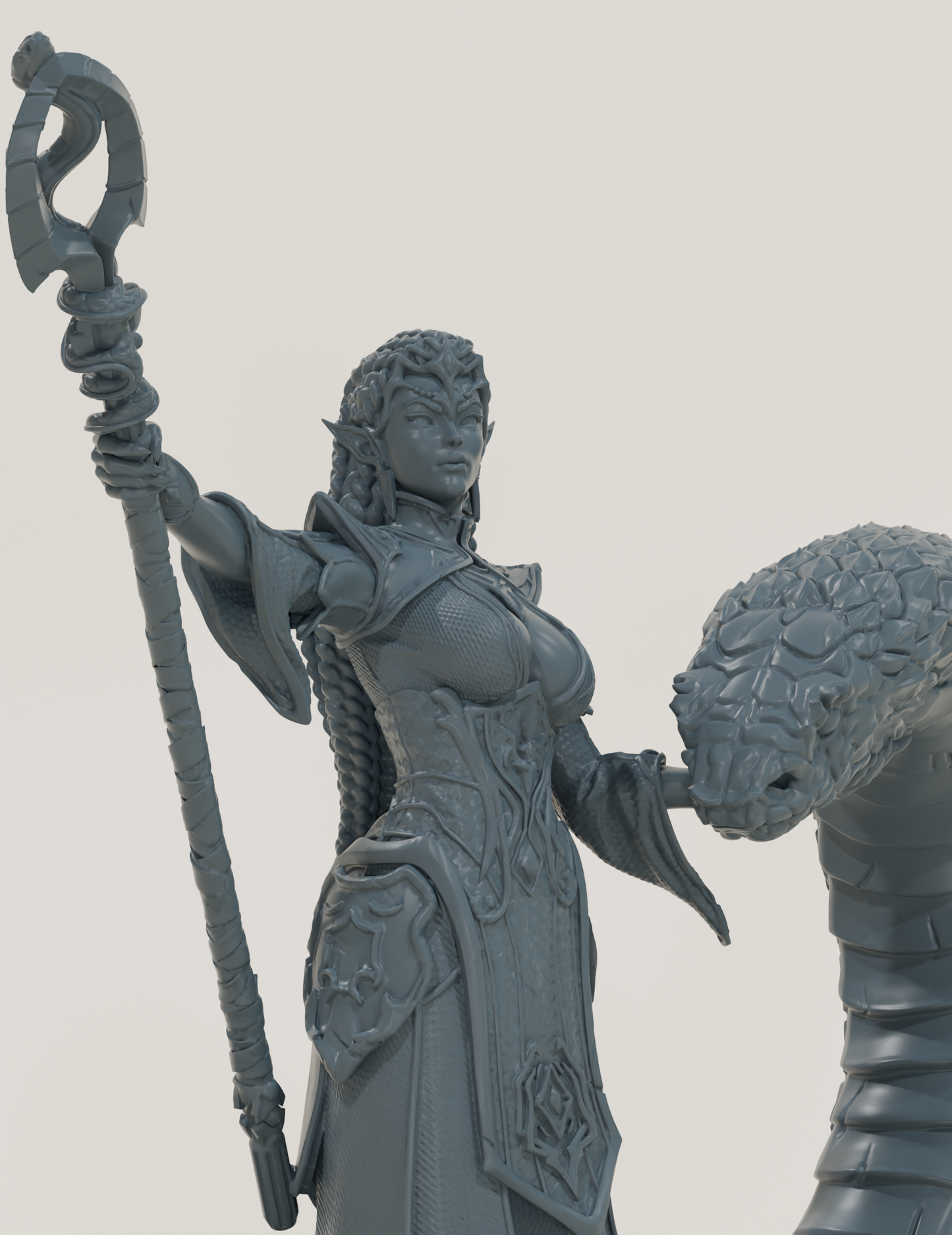 Ensorceleuse Elfe du Soleil (et son Serpent)