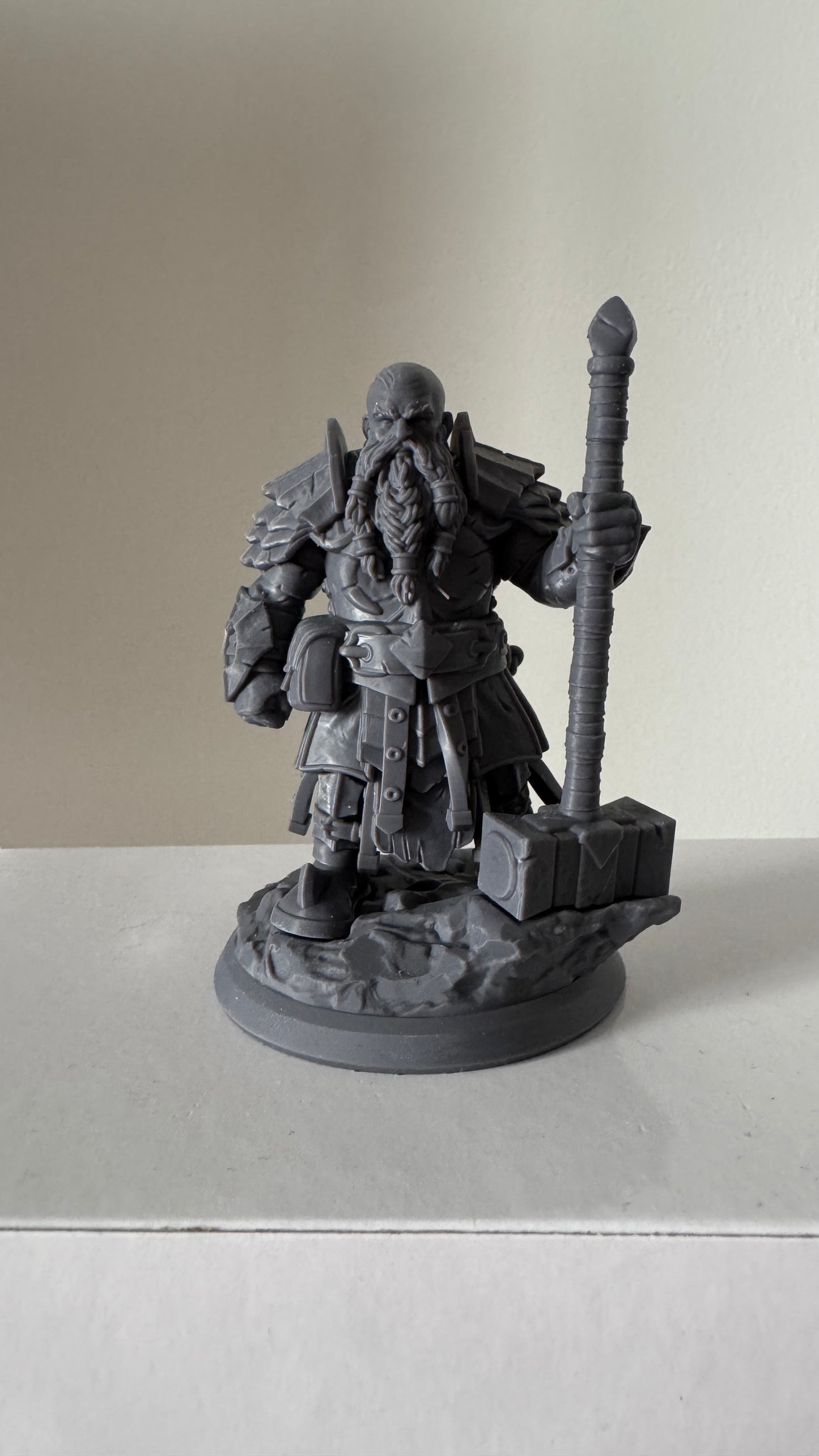 Guerrier Nain 75mm déjà monté