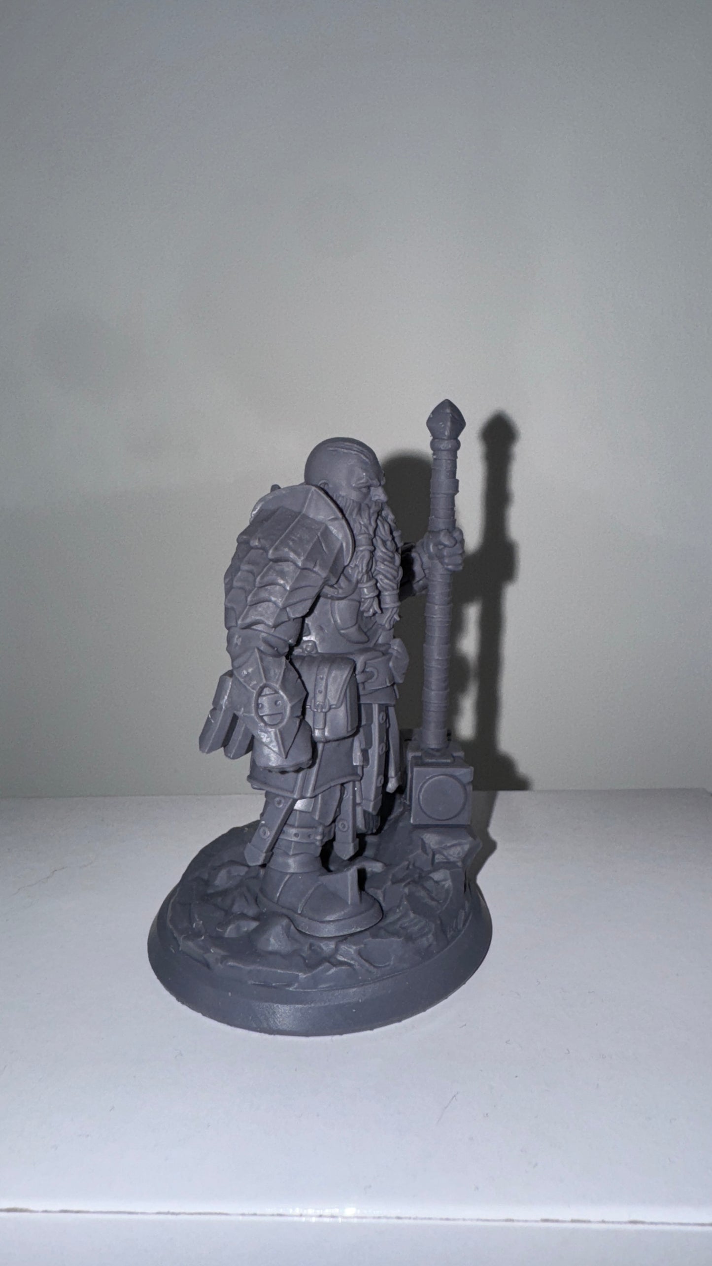 Guerrier Nain 75mm déjà monté