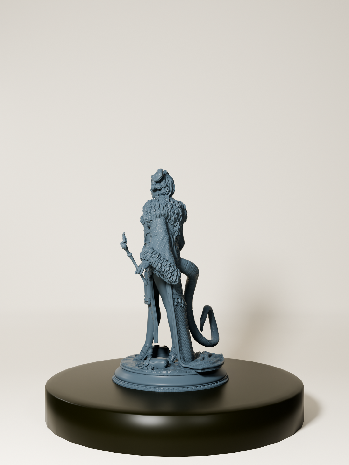 Figurine de Nosmeni enchanteresse rebelle, personnage de jeu de rôle, miniature à peindre.
