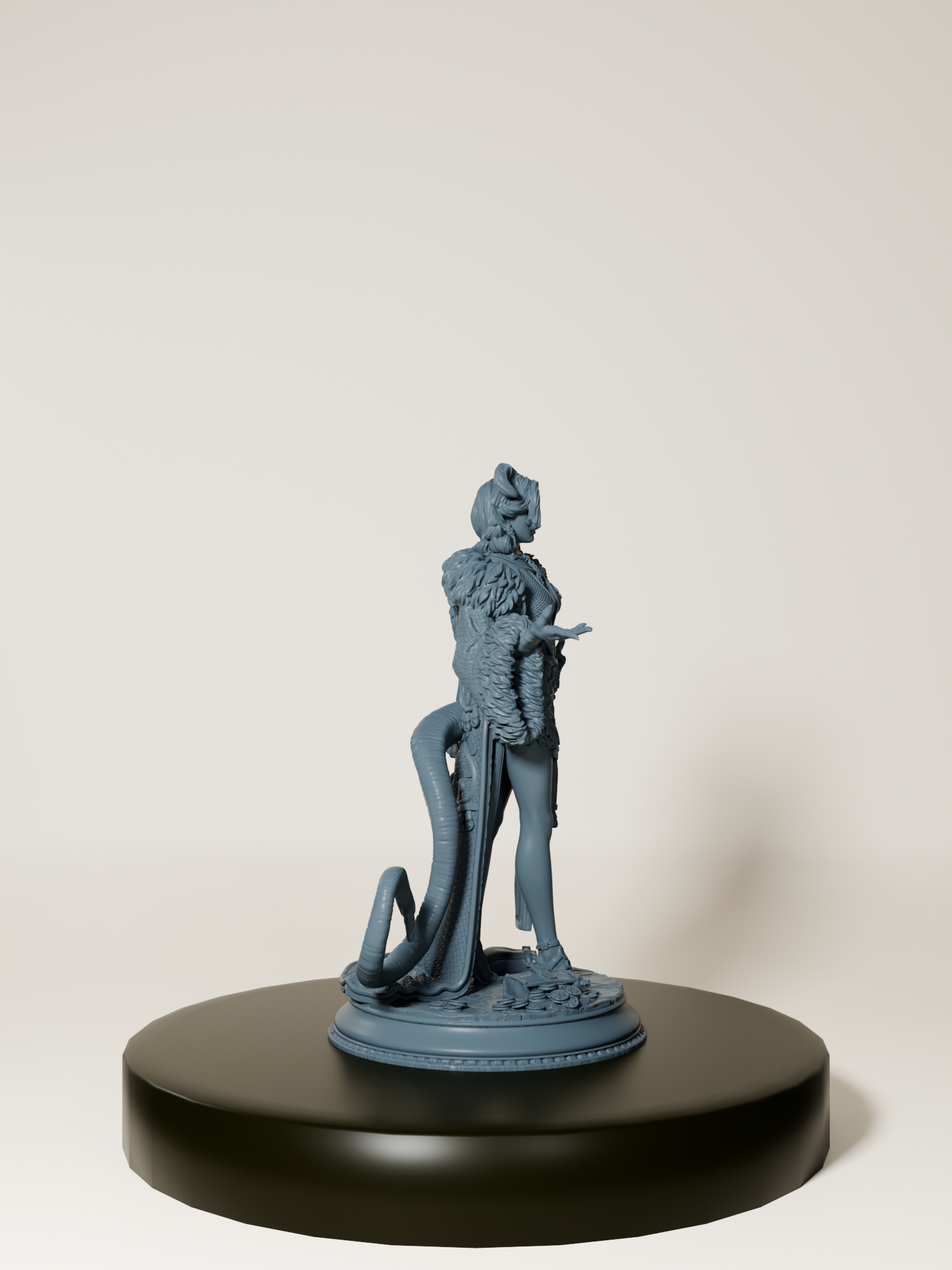 Figurine de Nosmeni enchanteresse rebelle, personnage de jeu de rôle, miniature à peindre.