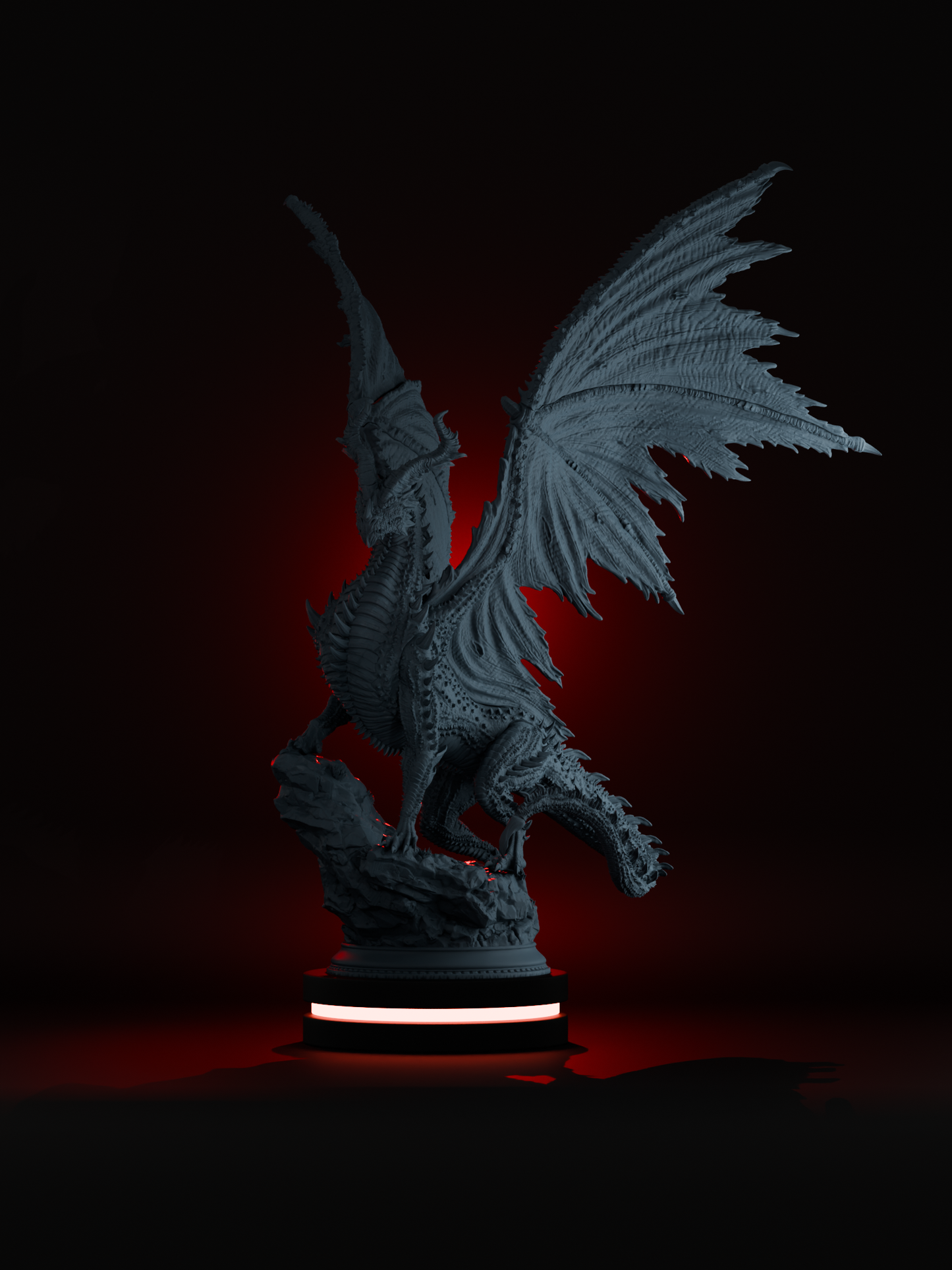 Dragon noir ancien