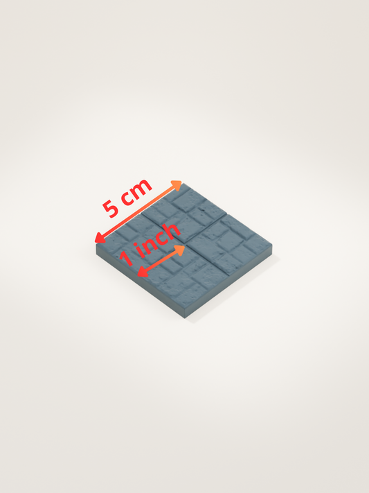 Tuile sol en pierre 2x2