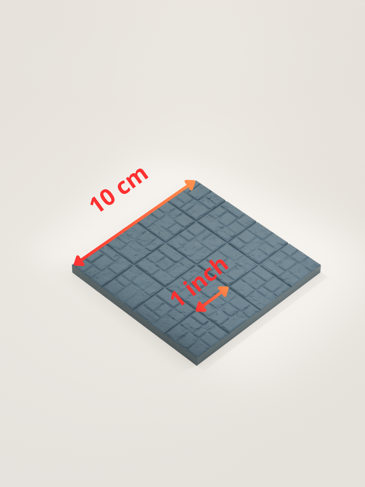 Tuile sol en pierre 4x4