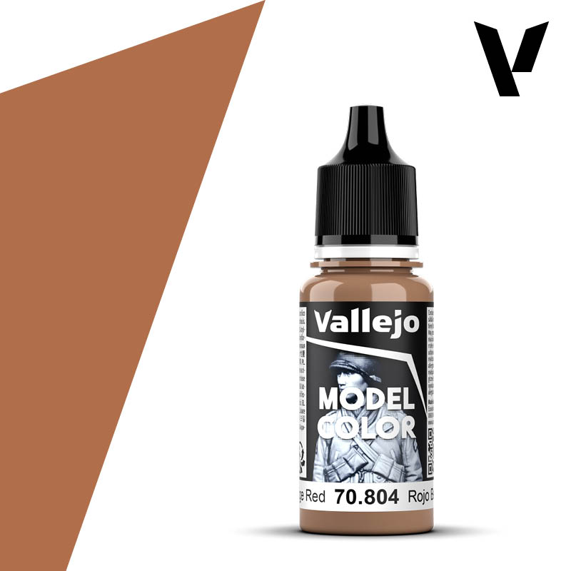 Pot de peinture Vallejo 70.804 Beige Red - Rouge Beige 18 ml