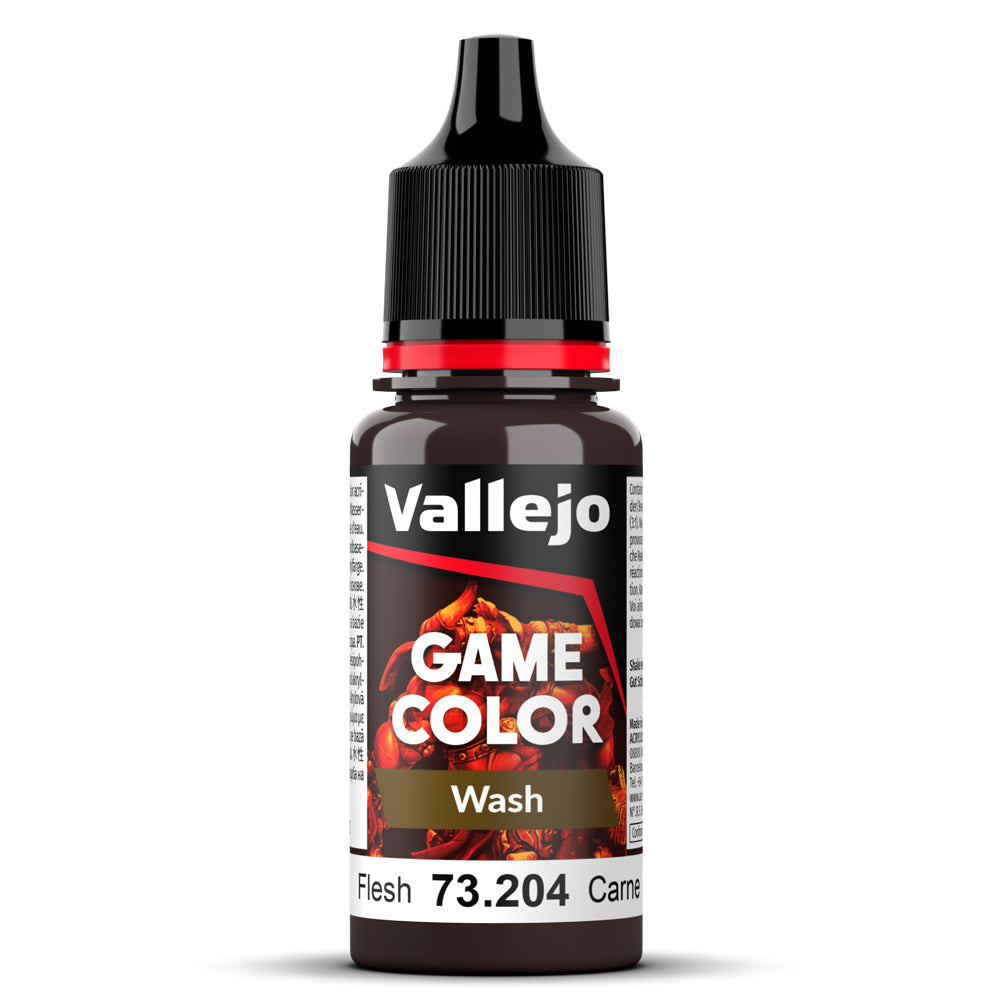 Pot de peinture Peinture Vallejo Game Color Wash 73.204 Flesh - Wash Chair 18 ml