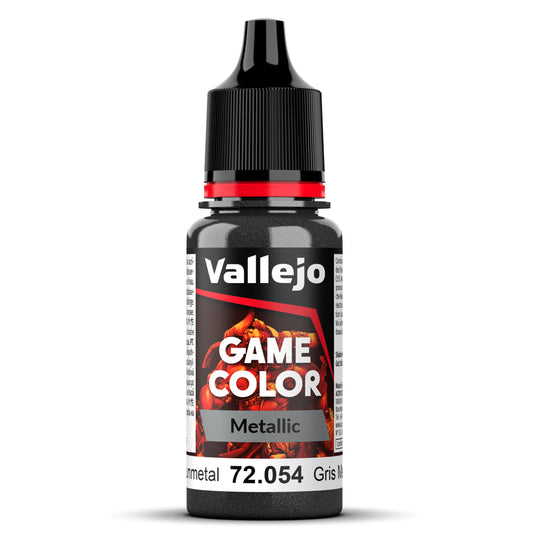 Pot de peinture Peinture Vallejo Game Color 72.054 Dark Gunmetal - Gunmétal 18 ml