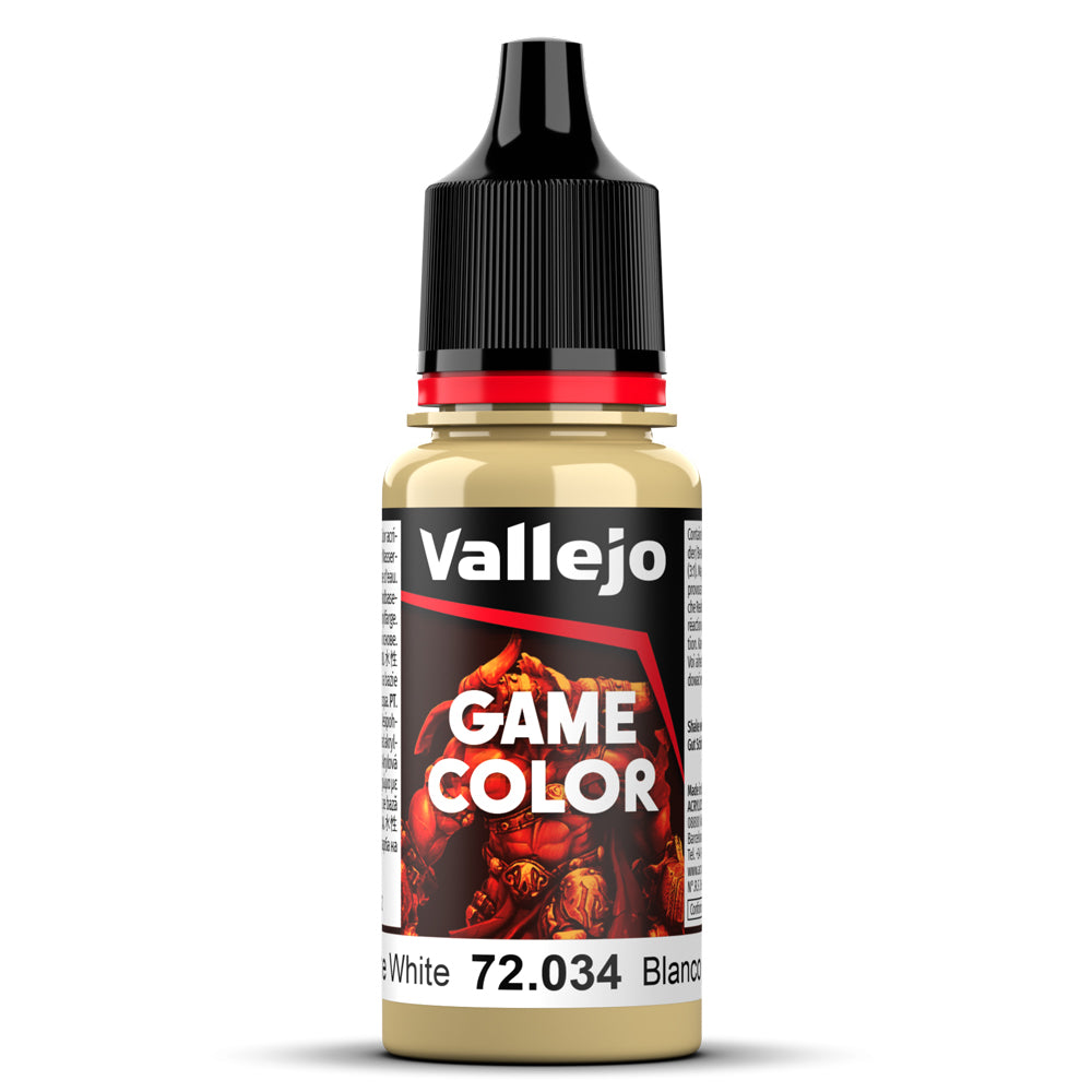 Pot de peinture Peinture Vallejo Game Color 72.034 Bone White - Ossement 18 ml