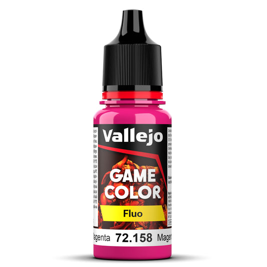 Pot de peinture Peinture Vallejo Game Color 72.158 Fluorescent Magenta - Magenta Fluo 18 ml