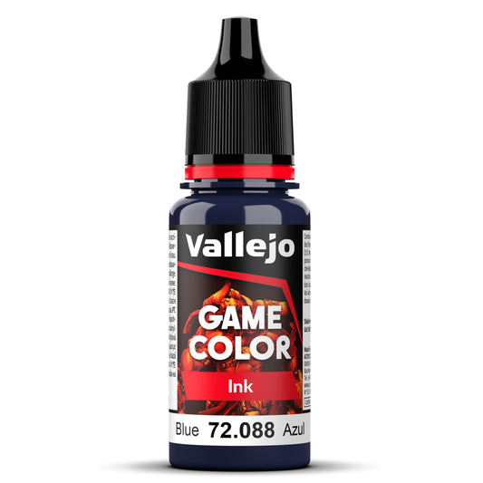 Pot de peinture Peinture Vallejo Game Color Encre 72.088 Blue - Encre Bleue 18 ml