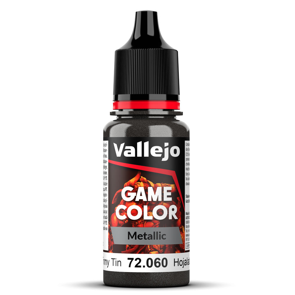Pot de peinture Peinture Vallejo Game Color 72.060 Tinny Tin - Ferraille 18 ml