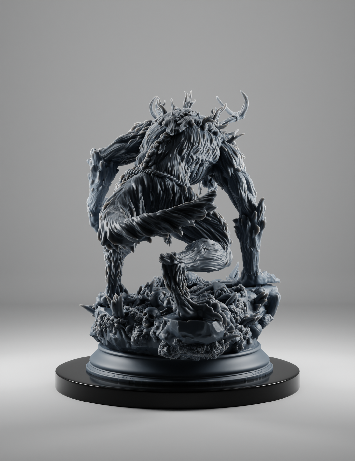 Wendigo, monstre cornu