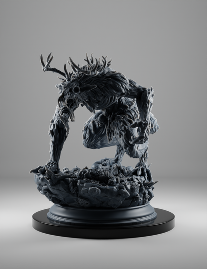 Wendigo, monstre cornu